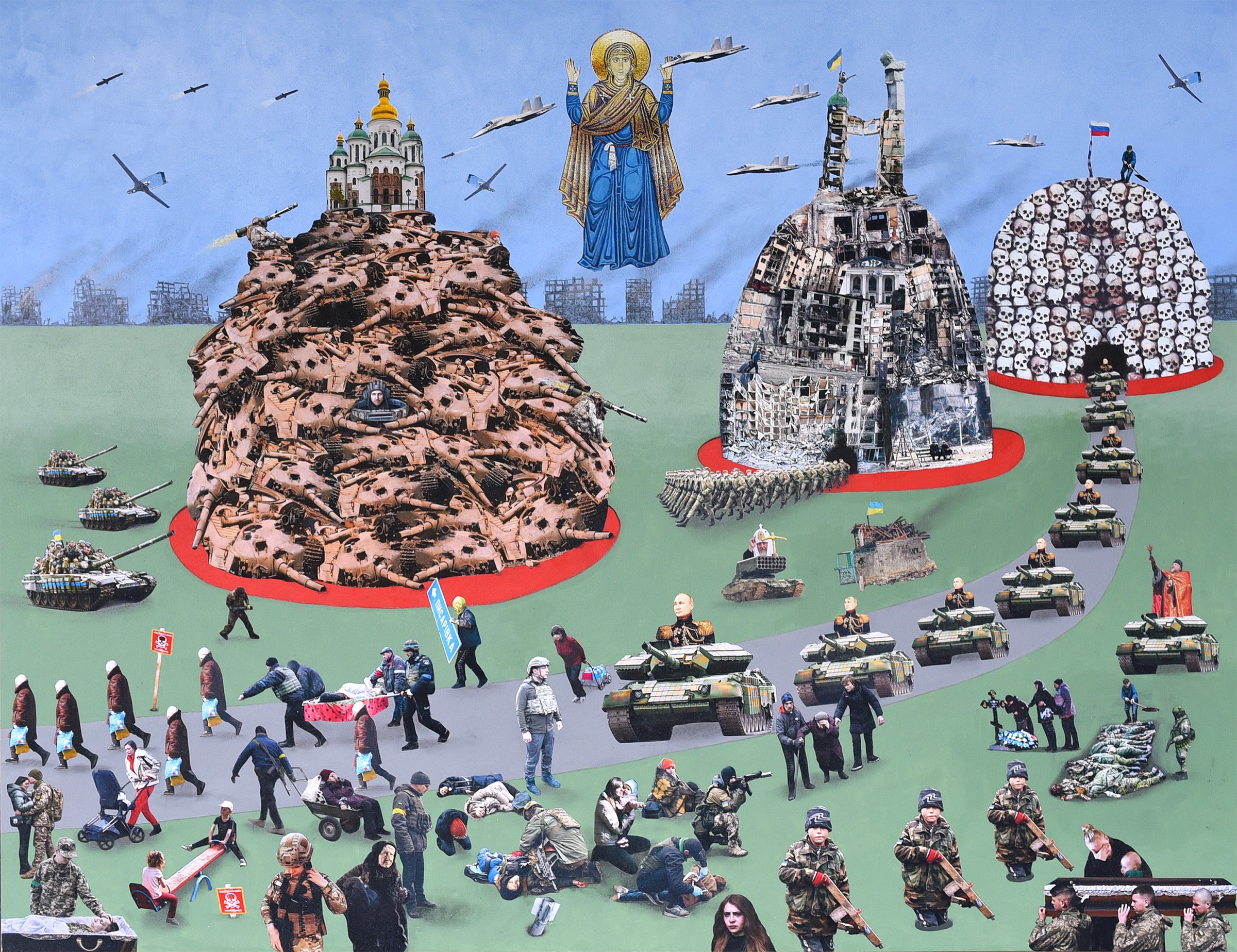 Ukraine Landscape, Putin's War by Ted Scott